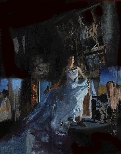 dancer on a platform